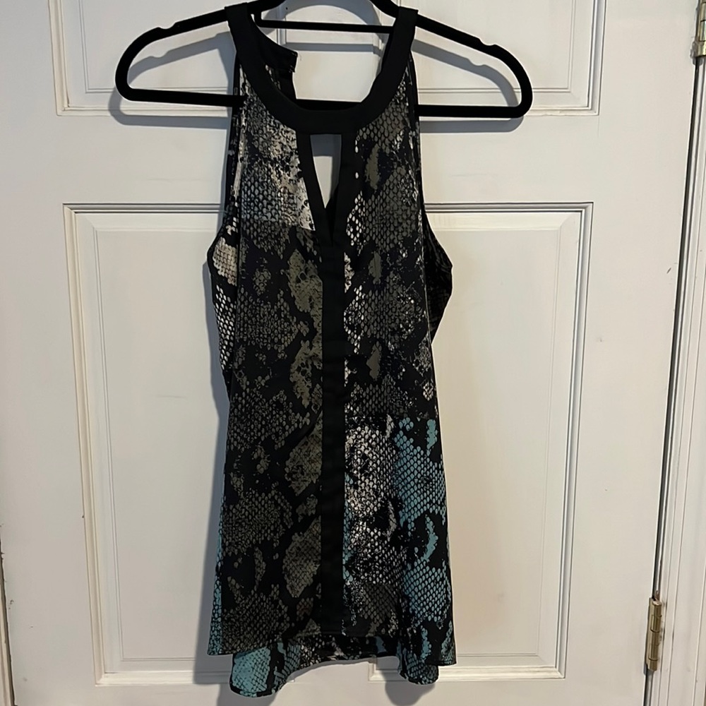 Snake print blouse